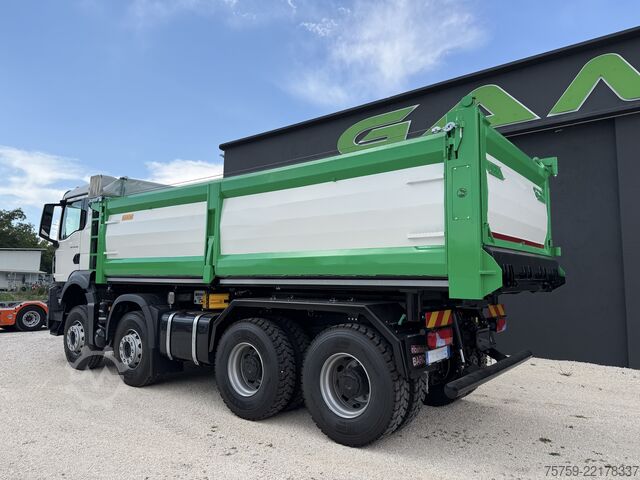 Three-sided tipper truck MAN TGS 41.520 40Ton 8x4 Euro6 KIPPER 18cbm