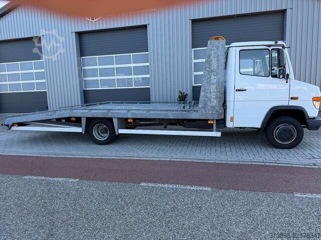 Car transporter Mercedes-Benz Vario 614, Tijhof Galvaniced Car transporter