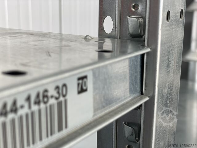 Fachbodenregal Regal Lagerregal Regale Dexion HI280 / 2,63 lfm. / verzinkt / Ständer 1.200x610mm / Fachbreite 1290 mm