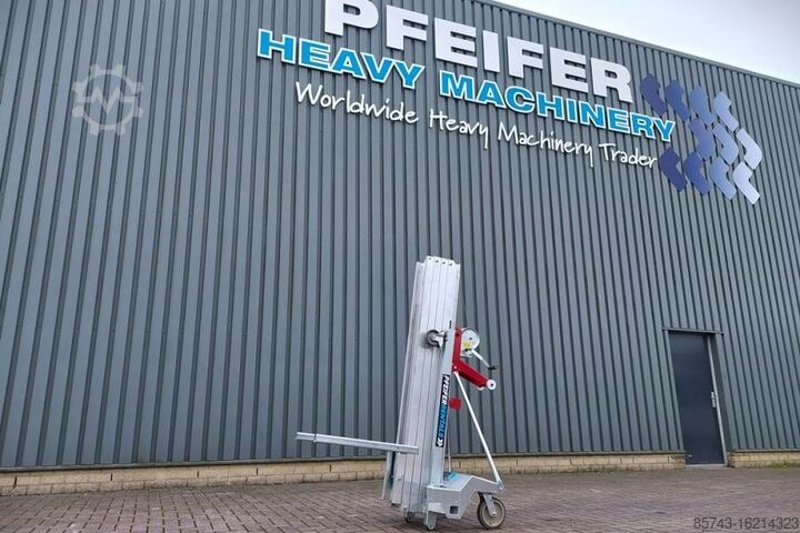 Articulated boom lift AlpLift Large 620 Material Lift, Valid inspection,