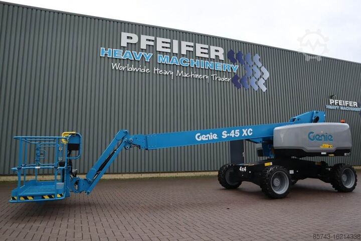 Teleskopbühne Genie S45XC Valid inspection, *Guarantee! 15.5m Working