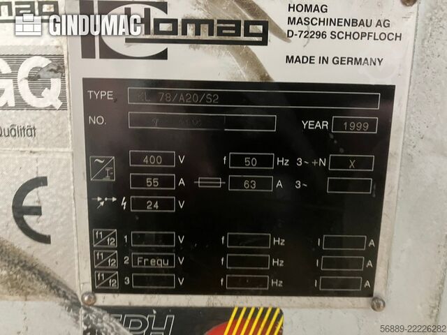 HOMAG Optimat KL 78/A20/S2 HOMAG Optimat KL 78/A20/S2
