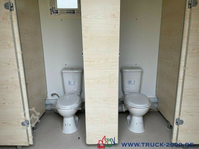 Anhänger mit Pritsche & Plane  Sanitär Toiletten Container NEU 6 Toiletten