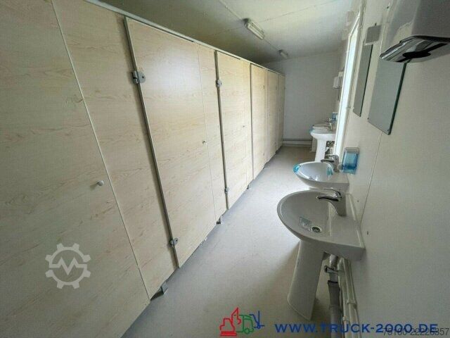 Anhänger mit Pritsche & Plane  Sanitär Toiletten Container NEU 6 Toiletten