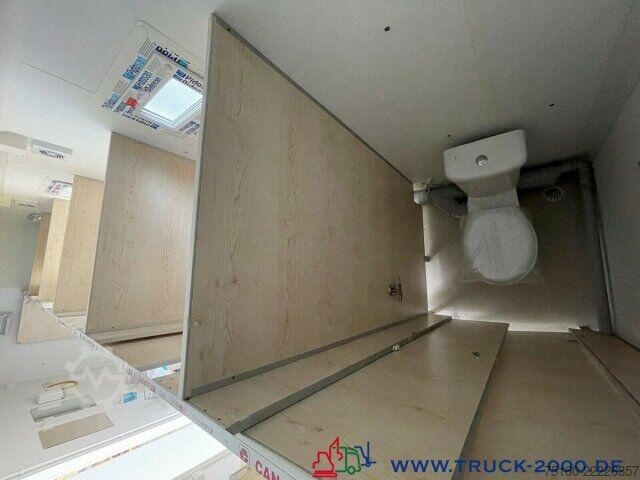 Anhänger mit Pritsche & Plane  Sanitär Toiletten Container NEU 6 Toiletten