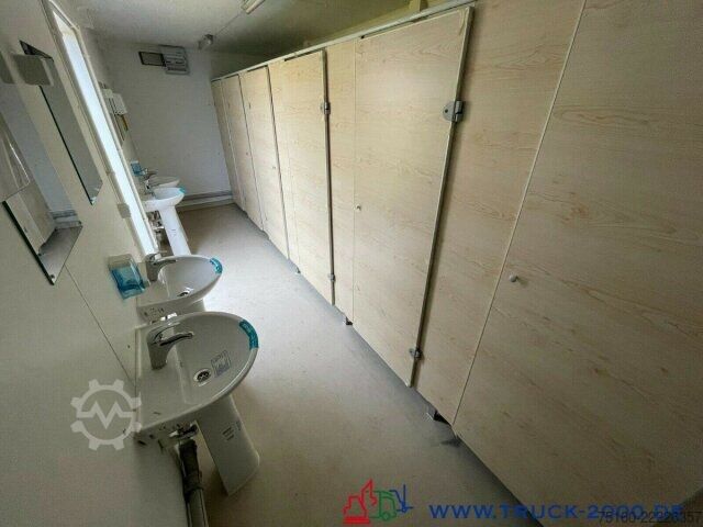 Anhänger mit Pritsche & Plane  Sanitär Toiletten Container NEU 6 Toiletten