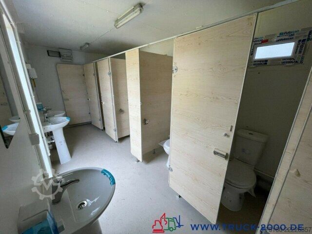 Anhänger mit Pritsche & Plane  Sanitär Toiletten Container NEU 6 Toiletten