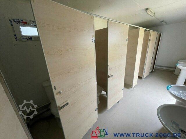 Anhänger mit Pritsche & Plane  Sanitär Toiletten Container NEU 6 Toiletten