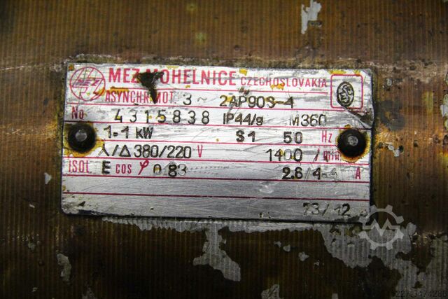 Elektromotor 1,1 kW 1400 U/min MEZ 2AP90S-4