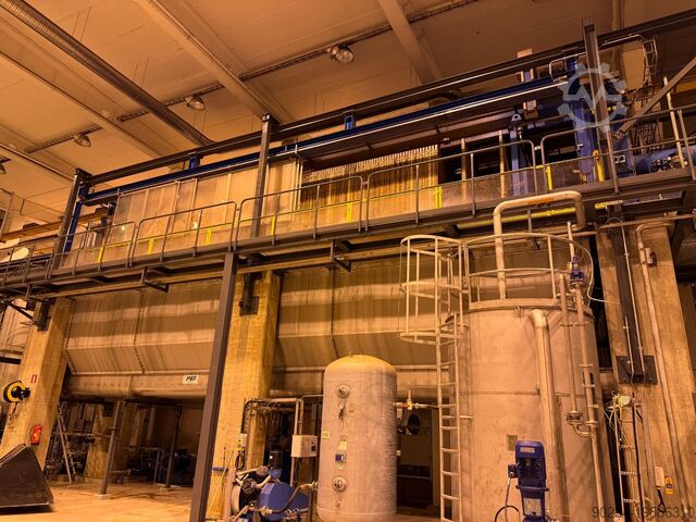 Used Andritz model AE15*20MKWD15 801sqmt Polypropylene Membrane filter press ANDRITZ AE 15*20MKWD 15