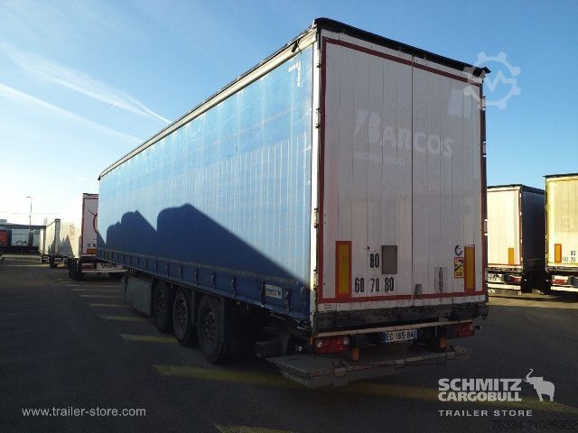 Auflieger mit Pritsche & Plane Schmitz Cargobull Semitrailer Curtainsider Standard Hayon