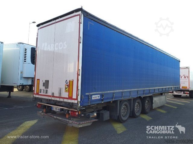 Auflieger mit Pritsche & Plane Schmitz Cargobull Semitrailer Curtainsider Standard Hayon