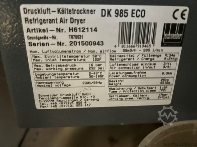 Compressor Schneider Unimaster UNM 620-270 ST