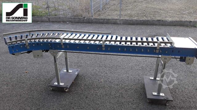 Roller curve conveyor left with straight section Schulz Schulz 30°-450-390 IR795+920-450-390