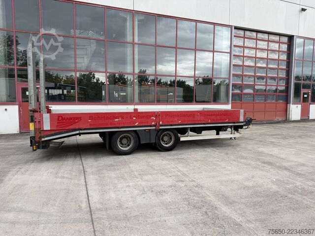 Low loader trailer  tt  19 t Tandemtieflader