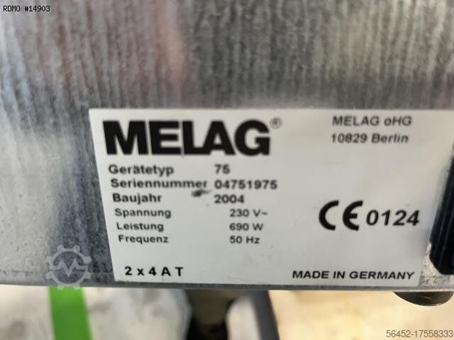 Various machines MELAG Stérilisateur Melag 75