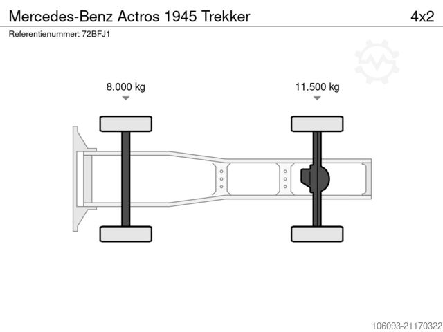 Standard-SZM Mercedes-Benz Actros 1945 Trekker