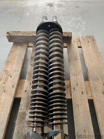 Twin Screw Extruder, conical Reifenhäuser BT 1000-2-63K