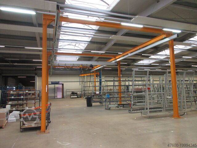 Kranhimmel Hallenkran Kranbahn Stahlbau Eepos Portalkran Hallenkran Stahlbau Demag Gis Kettenzug 350Kg 0,35t 15x7m