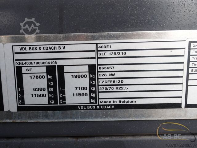 City bus VDL Citea SLE 129-310, 49 Sitze, 15 Stehp, Euro 6