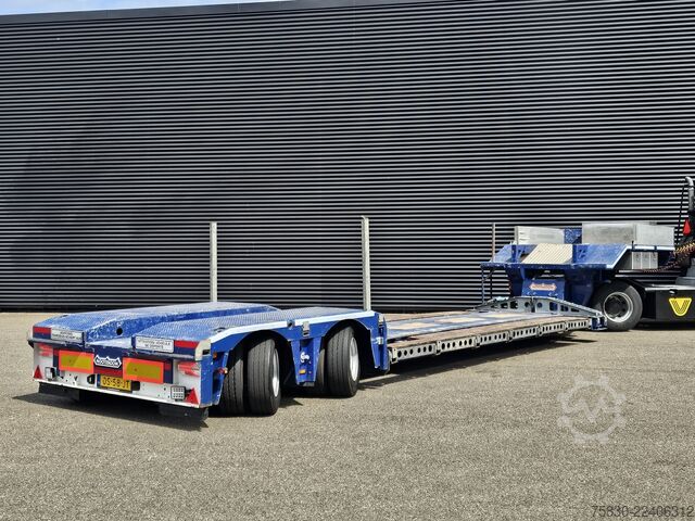 Low loader Nooteboom EURO-38-02 / AGRI / EXTENDABLE / REMOVABLE NECK