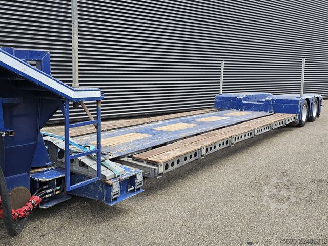 Low loader Nooteboom EURO-38-02 / AGRI / EXTENDABLE / REMOVABLE NECK