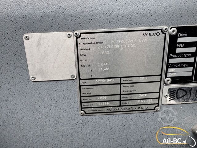 Motor coach VOLVO 9500, 50 Sitze, Euro 6