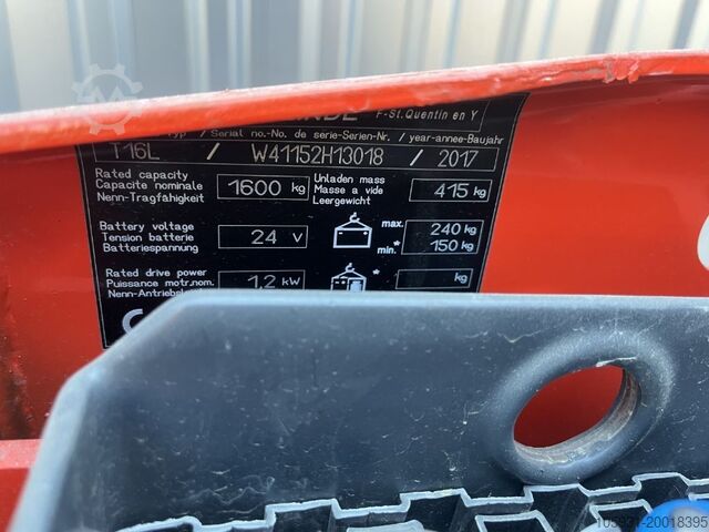 Electric Pallet Truck Linde T16L