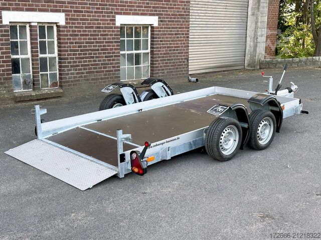 Absenkanhänger Vezeko HUSKY FB 35.35 | E-PUMPE | RAMPE 345X162X10CM 3500KG | ABSENKER