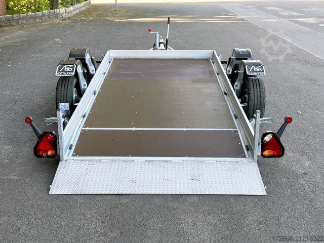 Absenkanhänger Vezeko HUSKY FB 35.35 | E-PUMPE | RAMPE 345X162X10CM 3500KG | ABSENKER