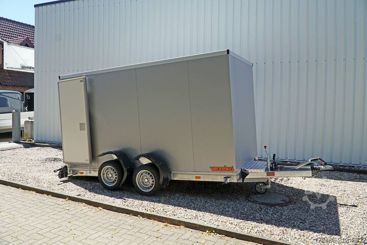 Absenkkofferanhänger Vezeko HUSKY FB K B 27.35 SP | SILBER 344X157X200CM 2700KG ABSENKKOFFERANHÄNGER