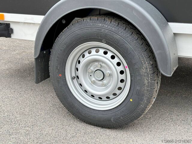 Kofferanhänger Vezeko TK B 15.30 | BLACK | RAMPE | SEITENTÜR 305X152X193CM 1500KG | AERO KOFFERANHÄNGER