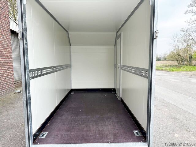 Kofferanhänger Vezeko TK B 15.30 | BLACK | RAMPE | SEITENTÜR 305X152X193CM 1500KG | AERO KOFFERANHÄNGER