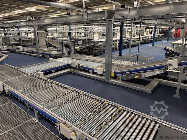 Ca. 600m Fördertechnikanlage, Packstraße SSI Schäfer Fördertechnikanlage