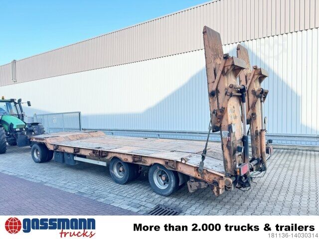 Tieflader Anhänger Müller-Mitteltal T 3 Kompakt 30,0, Hydr. Rampen, Verbr. auf 3m