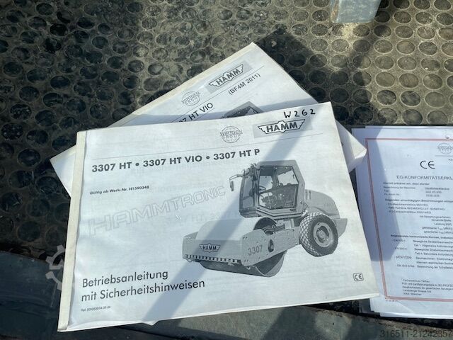 Single drum roller Hamm 3307 HT