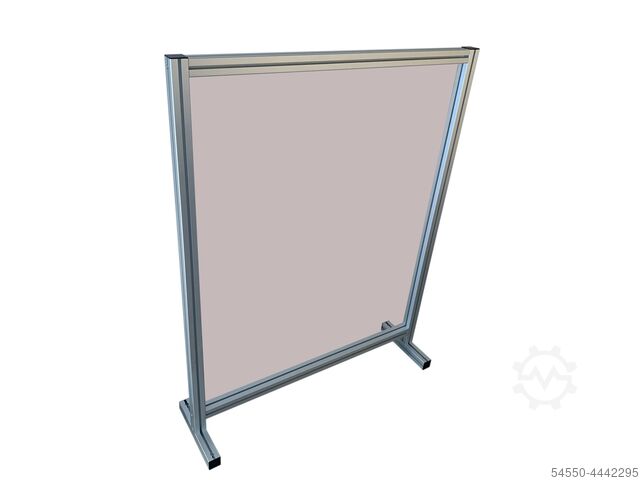 Infection protection wall Protective wall die magnetprofis Model 1000 x 1200mm