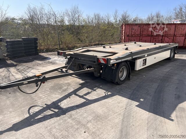 Low loader trailer Gergen TBCA 18H  2 Achs Kombianhänger- Tieflader