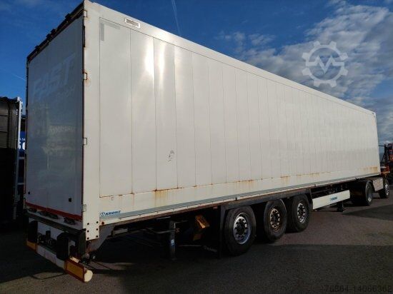 Box semitrailer KRONE SDK27 KOFFERAUFLIEGER, LIFTACHSE