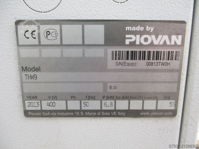 Peripheriegerät Tempariergerät PIOVAN TH W 9    (3429)