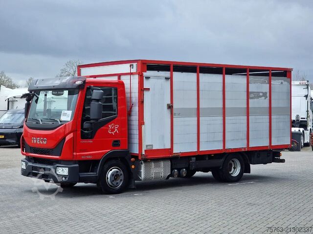 Viehtransport Iveco Eurocargo 80.220 Livestock 1 deck - Air suspens...