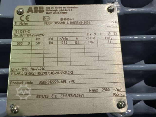 Electric motor ABB M3BP315SMB4