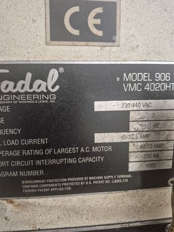Vertical machining center FADAL 4020HT