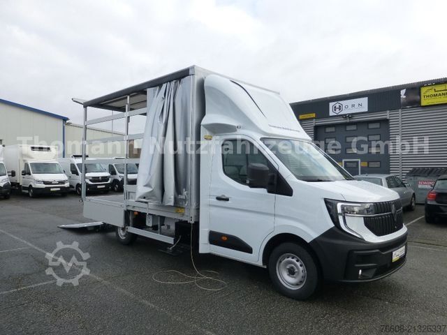 Curtain sider van RENAULT NEW Master Pritsche Plane LBW Premium