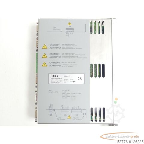 Component  Ferrocontrol E-Darc V07 - 118114 - Antriebsregler SN:DPUB1E5112519316