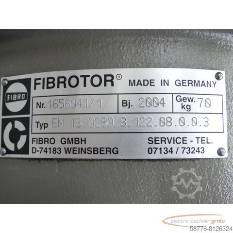 Component Fibro EM 13.0280.8.122.08.0.0.3 SN:1656041/1 + Rehfuss FG691 SN:519035