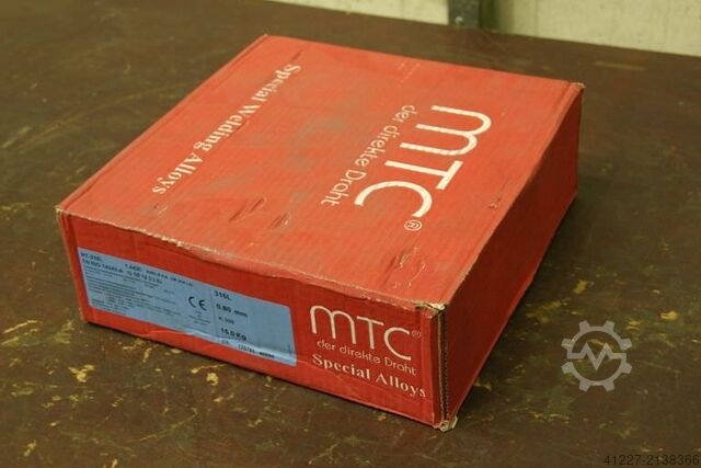 Welding wire 0.8 mm net weight 15 kg MTC MT-316L 1.4430 (0,8)