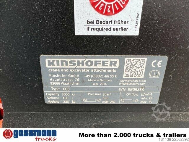 Autokran Kinshofer KM 603-150