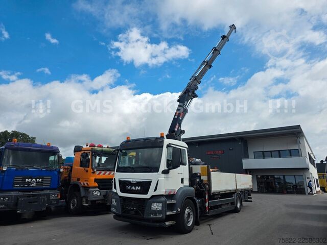 LKW mit Pritsche (offen) MAN TGS 18.360 / 6,6m / Hiab 244 16m Kran
