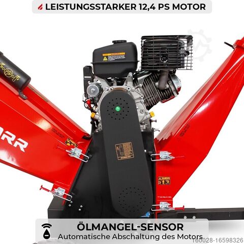 Häcksler Schredder Benzinhäcksler E-Star SCHORR Holzhäcksler RR150THX 150mm